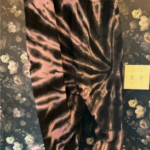 torrid Pink and Black Tie-Dye Track Joggers